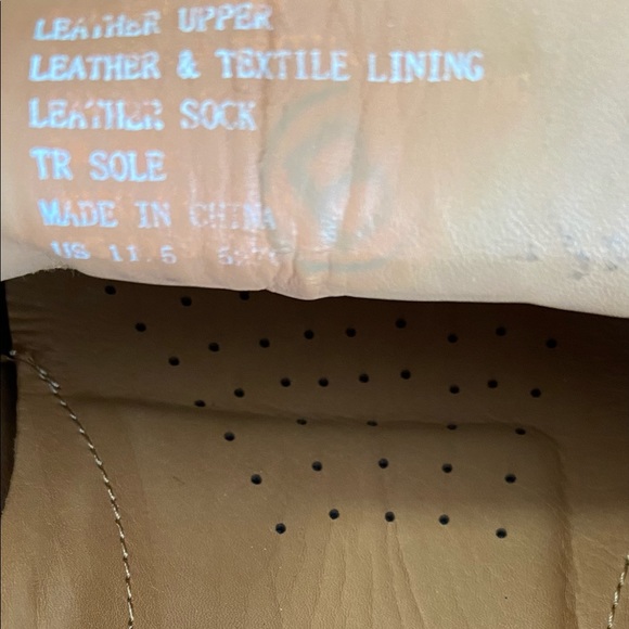 Abeo New Mens Size 11.5 Brown Leather Slip On Shoes - Picture 8 of 8